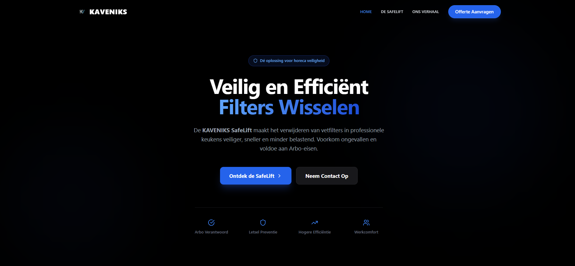 Maatwerk e-commerce webshop voor Kaveniks horecaproducten